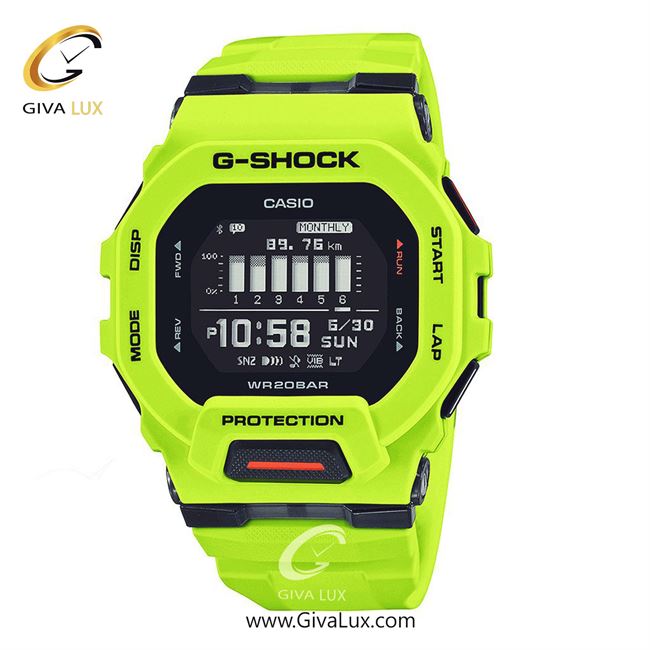 ساعت مچی اورجینال مردانه کاسیو Casio فسفری | فسفری| مشکی| کد رفرنس جی شاک G-Shock GBD-200-9DR