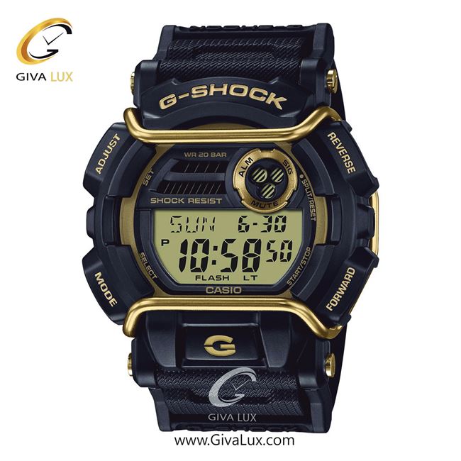 ساعت مچی اورجینال مردانه کاسیو Casio مشکی | مشکی| مشکی| کد رفرنس جی شاک G-Shock GD-400GB-1B2DG