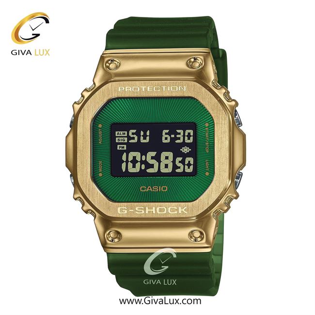 ساعت مچی اورجینال یونیسکس-مردانه-زنانه کاسیو Casio طلایی | سبز| سبز| کد رفرنس جی شاک G-Shock GM-5600CL-3DR
