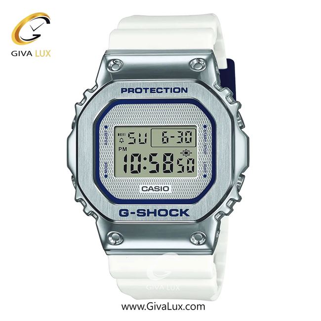 ساعت مچی اورجینال زنانه-مردانه-یونیسکس کاسیو Casio نقره ای | سفید| نقره ای| کد رفرنس جی شاک G-Shock GM-5600LC-7DR