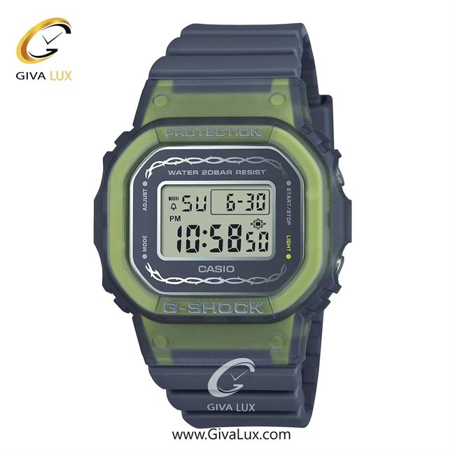ساعت مچی اورجینال زنانه کاسیو Casio طوسی-فسفری | طوسی| طوسی| کد رفرنس جی شاک G-Shock GMD-S5610RS-8DR