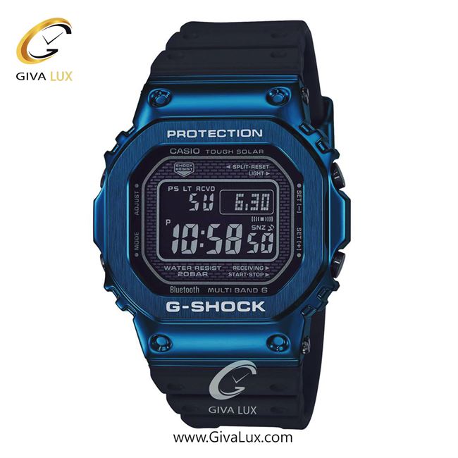 ساعت مچی اورجینال یونیسکس کاسیو Casio سرمه ای | مشکی| سرمه ای| کد رفرنس جی شاک G-Shock GMW-B5000G-2DR