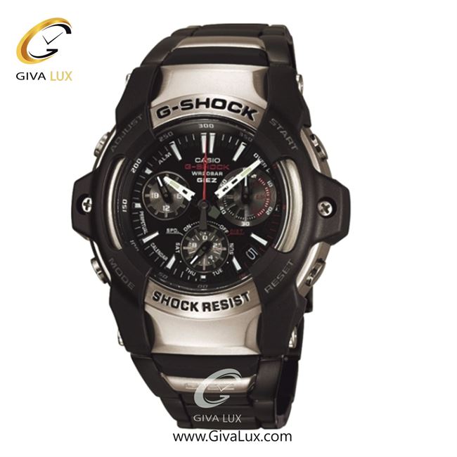 ساعت مچی اورجینال مردانه کاسیو Casio سه موتوره کرنوگراف خاکی-مشکی | مشکی| مشکی| کد رفرنس جی شاک G-Shock GS-1010D-1A