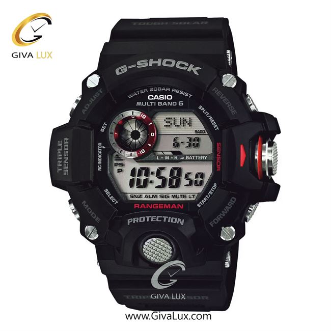 ساعت مچی اورجینال مردانه کاسیو Casio مشکی | مشکی| مشکی| کد رفرنس جی شاک G-Shock GW-9400-1A