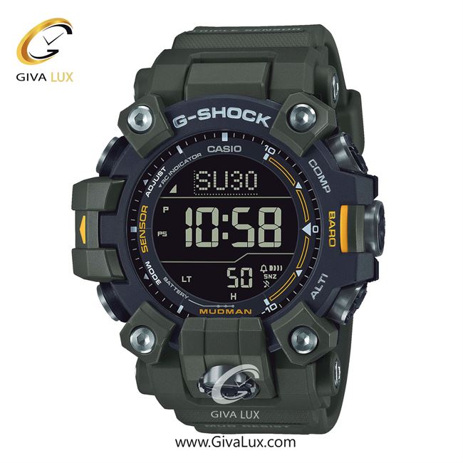 ساعت مچی اورجینال مردانه کاسیو Casio سبز | سبز| مشکی| کد رفرنس جی شاک G-Shock GW-9500-3DR