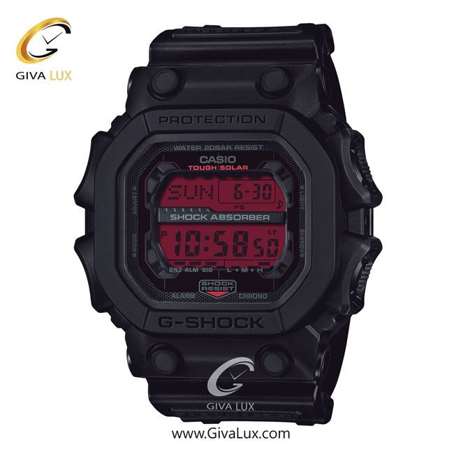 ساعت مچی اورجینال مردانه کاسیو Casio مشکی | مشکی| زرشکی| کد رفرنس جی شاک G-Shock GX-56BBR-1D