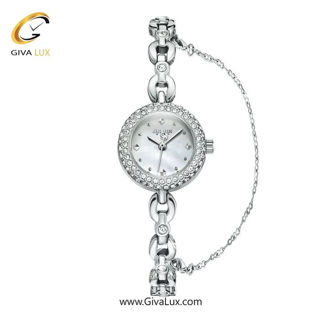 ساعت مچی اورجینال زنانه جولیوس نقره ای | نقره ای| نقره ای| کد رفرنس JA-1001A