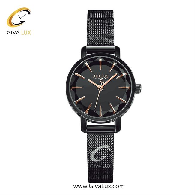 ساعت مچی اورجینال زنانه جولیوس مشکی | مشکی| مشکی| کد رفرنس JA-1063E