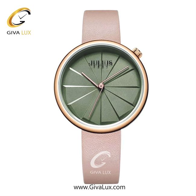 ساعت مچی اورجینال زنانه جولیوس رزگلد | صورتی| سبز| کد رفرنس JA-1106B