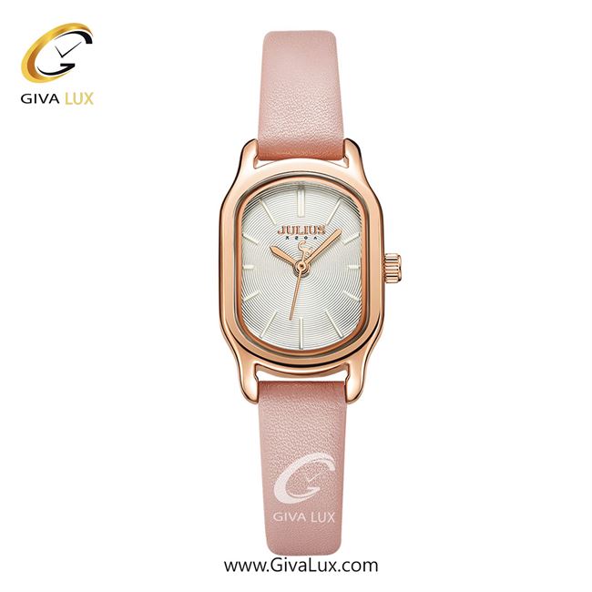 ساعت مچی اورجینال زنانه جولیوس رزگلد | صورتی| نقره ای| کد رفرنس JA-1112C