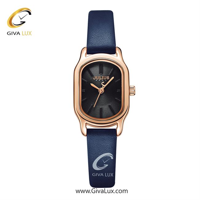 ساعت مچی اورجینال زنانه جولیوس رزگلد | سرمه ای| مشکی| کد رفرنس JA-1112E