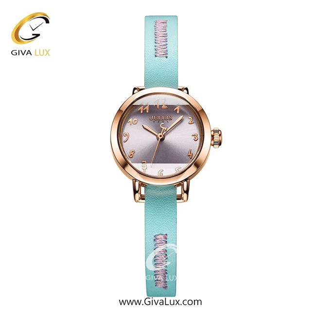 ساعت مچی اورجینال زنانه جولیوس رزگلد | آبی| بنفش| کد رفرنس JA-1121C
