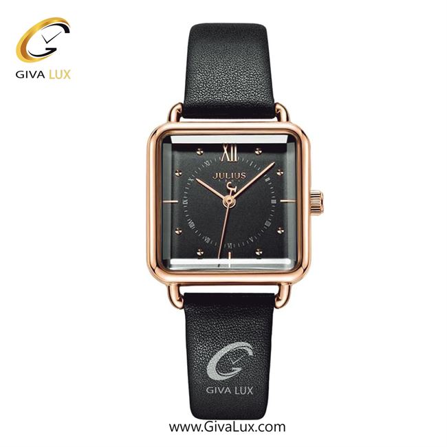 ساعت مچی اورجینال زنانه جولیوس رزگلد | مشکی| مشکی| کد رفرنس JA-1123D