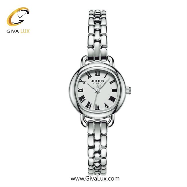 ساعت مچی اورجینال جولیوس زنانه نقره ای | نقره ای | نقره ای | کد رفرنس JA-1150A