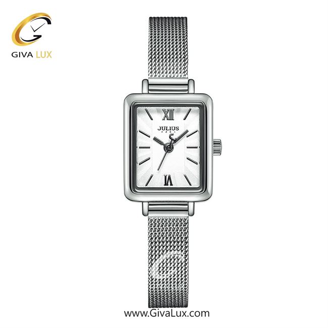 ساعت مچی اورجینال زنانه جولیوس نقره ای | نقره ای| سفید| کد رفرنس JA-1153A
