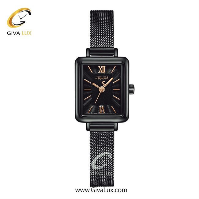 ساعت مچی اورجینال زنانه جولیوس مشکی | مشکی| مشکی| کد رفرنس JA-1153E