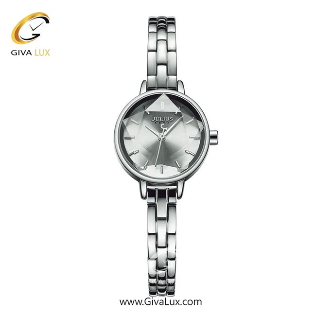 ساعت مچی اورجینال زنانه جولیوس نقره ای | نقره ای| دودی|تیتانیوم| کد رفرنس JA-1162A