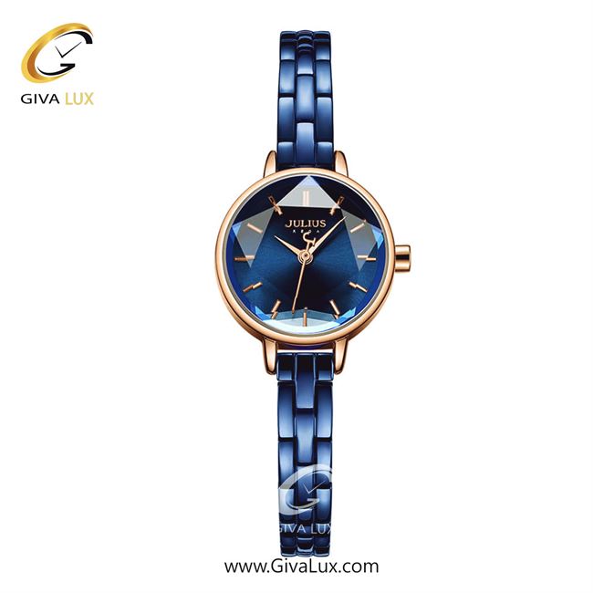 ساعت مچی اورجینال زنانه جولیوس رزگلد | سرمه ای| سرمه ای| کد رفرنس JA-1162D