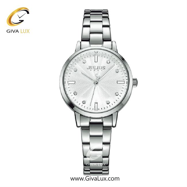 ساعت مچی اورجینال زنانه جولیوس نقره ای | نقره ای| نقره ای| کد رفرنس JA-1167A