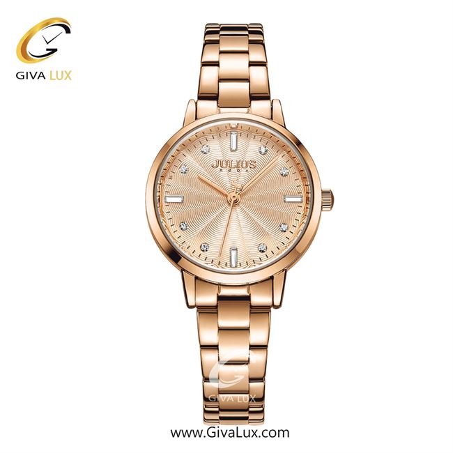 ساعت مچی اورجینال زنانه جولیوس رزگلد | رزگلد| رزگلد| کد رفرنس JA-1167B