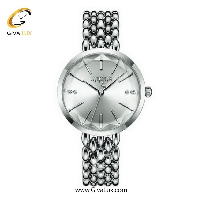 ساعت مچی اورجینال جولیوس زنانه نقره ای | نقره ای | نقره ای | کد رفرنس JA-1193A