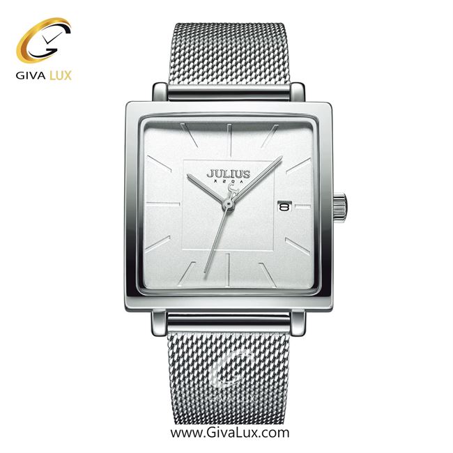 ساعت مچی اورجینال زنانه جولیوس نقره ای | نقره ای| نقره ای| کد رفرنس JA-1207A
