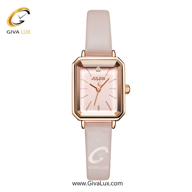 ساعت مچی اورجینال زنانه جولیوس رزگلد | صورتی| صورتی| کد رفرنس JA-1231B