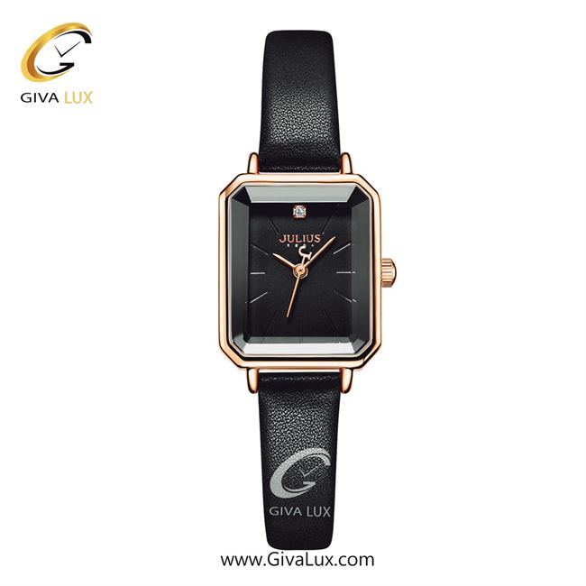 ساعت مچی اورجینال زنانه جولیوس رزگلد | مشکی| مشکی| کد رفرنس JA-1231D
