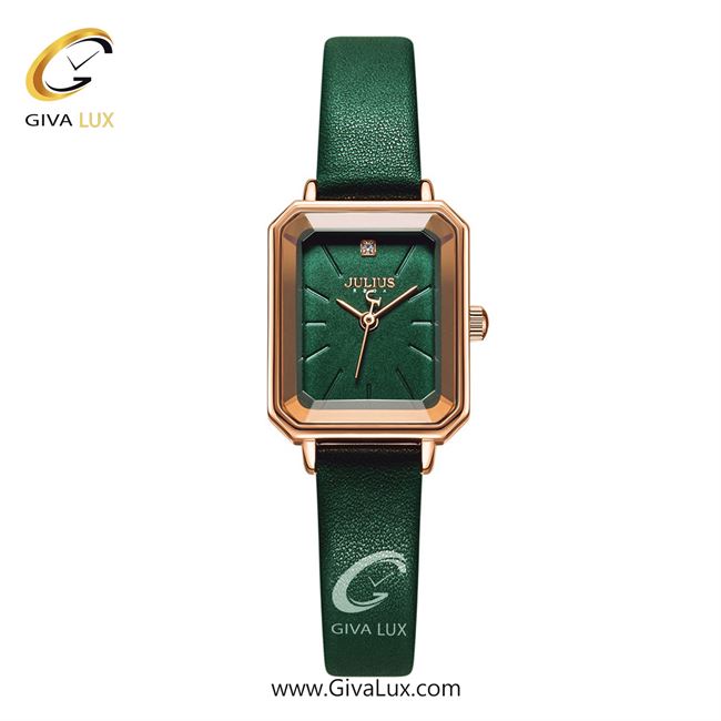 ساعت مچی اورجینال زنانه جولیوس رزگلد | سبز| سبز| کد رفرنس JA-1231E
