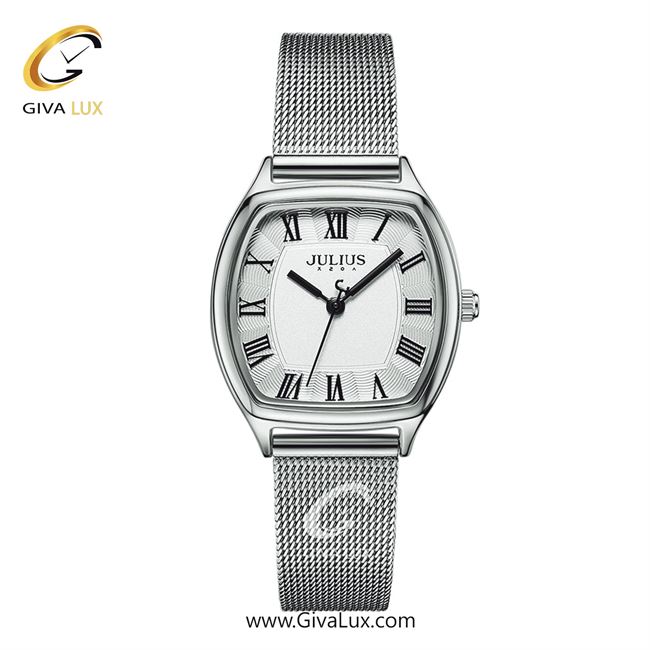 ساعت مچی اورجینال جولیوس زنانه نقره ای | نقره ای | نقره ای | کد رفرنس JA-1242A