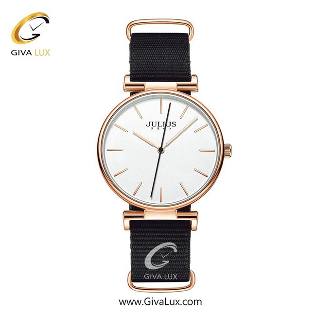 ساعت مچی اورجینال مردانه جولیوس رزگلد | مشکی| سفید| کد رفرنس JA-1245MD