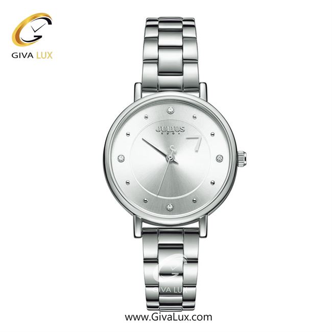 ساعت مچی اورجینال زنانه جولیوس نقره ای | نقره ای| نقره ای| کد رفرنس JA-1248A