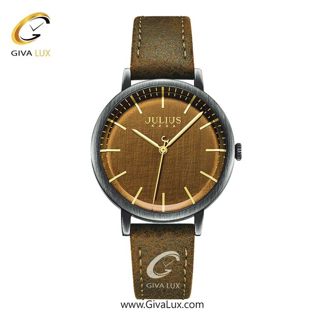 ساعت مچی اورجینال جولیوس زنانه نقره ای | زیتونی | زیتونی | کد رفرنس JA-1250D