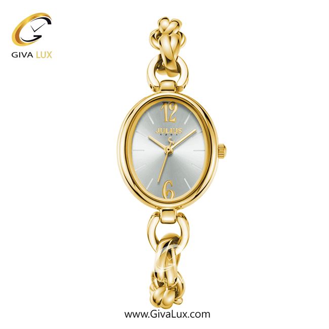 ساعت مچی اورجینال زنانه جولیوس طلایی | طلایی| نقره ای| کد رفرنس JA-1258G