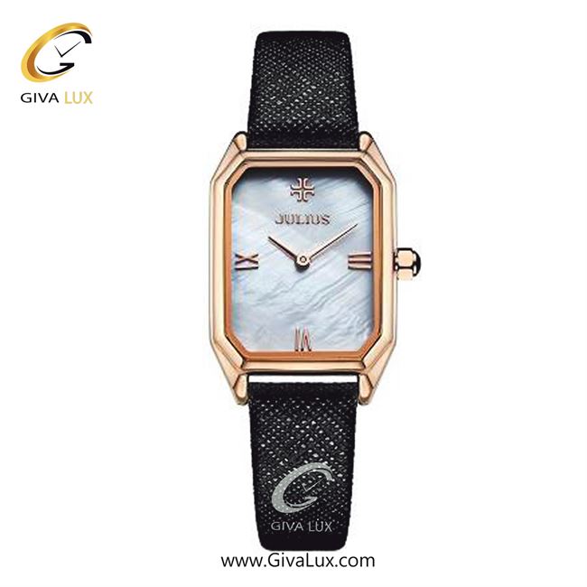 ساعت مچی اورجینال زنانه جولیوس رزگلد | مشکی| نقره ای| کد رفرنس JA-1275A