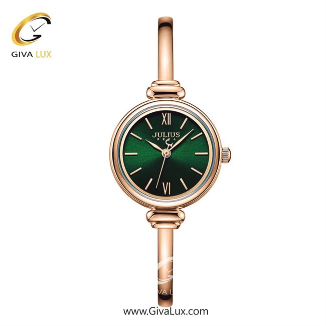 ساعت مچی اورجینال جولیوس زنانه رزگلد | رزگلد | سبز | کد رفرنس JA-1293B