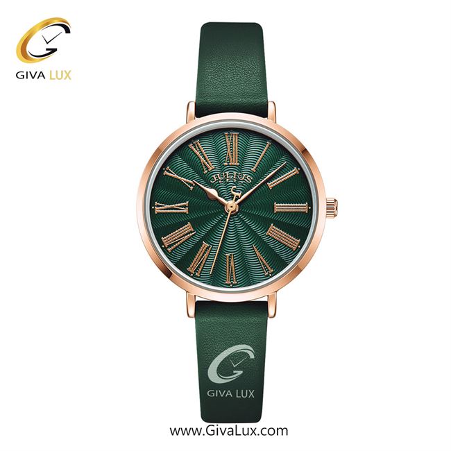 ساعت مچی اورجینال زنانه جولیوس رزگلد | سبز| سبز یشمی تیره| کد رفرنس JA-1300C