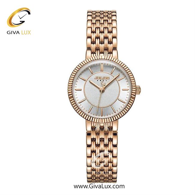 ساعت مچی اورجینال زنانه جولیوس رزگلد | رزگلد| نقره ای| کد رفرنس JA-1302A