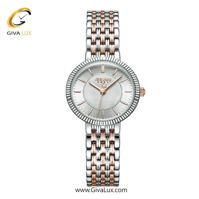 ساعت مچی اورجینال زنانه جولیوس نقره ای | نقره ای-رزگلد| نقره ای| کد رفرنس JA-1302H
