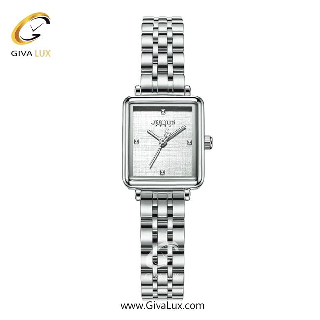 ساعت مچی اورجینال زنانه جولیوس نقره ای | نقره ای| نقره ای| کد رفرنس JA-1315A