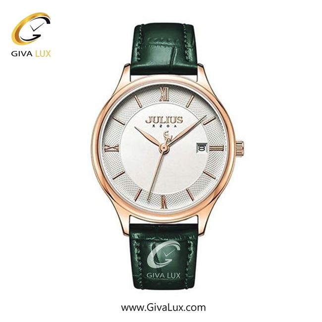 ساعت مچی اورجینال مردانه جولیوس رزگلد | سبز| سفید| کد رفرنس JA-1328MC