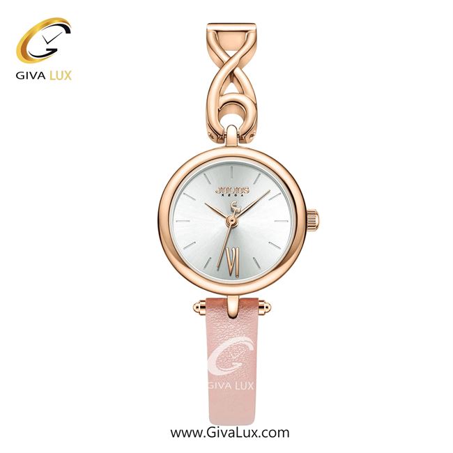 ساعت مچی اورجینال زنانه جولیوس رزگلد | صورتی-رزگلد| نقره ای| کد رفرنس JA-1351A