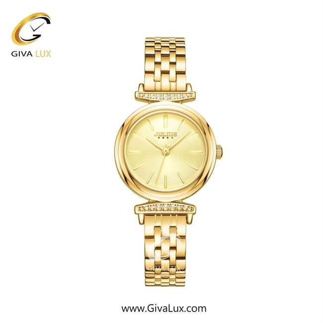 ساعت مچی اورجینال زنانه جولیوس طلایی | طلایی| طلایی| کد رفرنس JA-1352B
