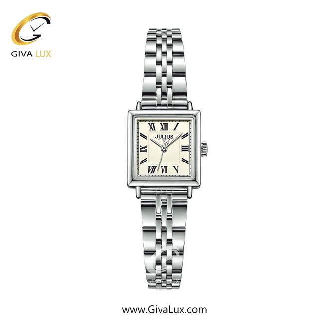 ساعت مچی اورجینال زنانه جولیوس نقره ای | نقره ای| سفید| کد رفرنس JA-1354A