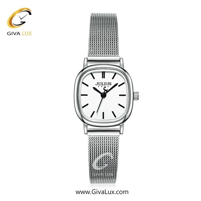 ساعت مچی اورجینال زنانه جولیوس نقره ای | نقره ای| سفید| کد رفرنس JA-1360A