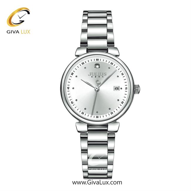 ساعت مچی اورجینال جولیوس زنانه نقره ای | نقره ای | نقره ای | کد رفرنس JA-1361A