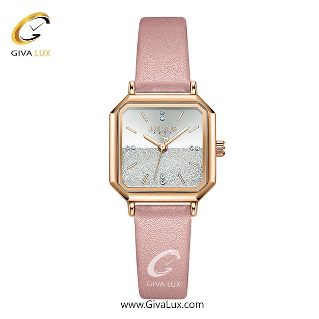 ساعت مچی اورجینال جولیوس زنانه رزگلد | صورتی | نقره ای | کد رفرنس JA-1370A