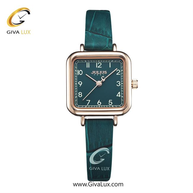 ساعت مچی اورجینال زنانه جولیوس رزگلد | سبزآبی| سبزآبی| کد رفرنس JA-1377C