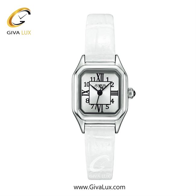 ساعت مچی اورجینال زنانه جولیوس نقره ای | سفید| نقره ای| کد رفرنس JA-1380A