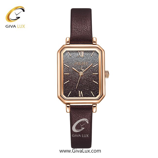 ساعت مچی اورجینال زنانه جولیوس رزگلد | قهوه ای| قهوه ای-نقره ای| کد رفرنس JA-1387D